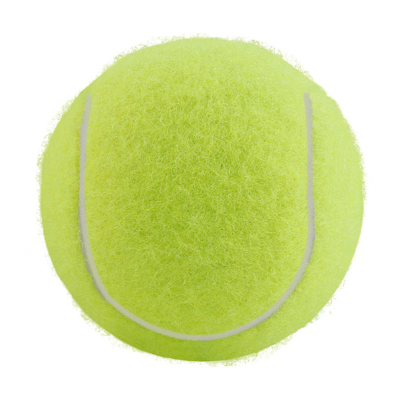 JMT-537034 Durable Rubber Tennis Balls for Dogs - Bite-Resistant Pet Toy in Multiple Colors