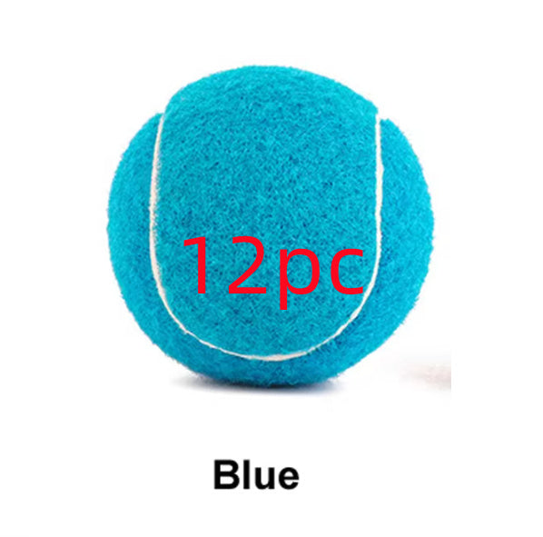 JMT-537034 Durable Rubber Tennis Balls for Dogs - Bite-Resistant Pet Toy in Multiple Colors