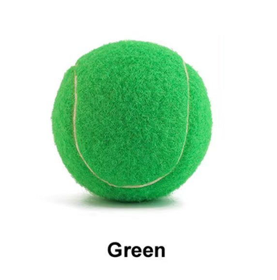 JMT-537034 Durable Rubber Tennis Balls for Dogs - Bite-Resistant Pet Toy in Multiple Colors