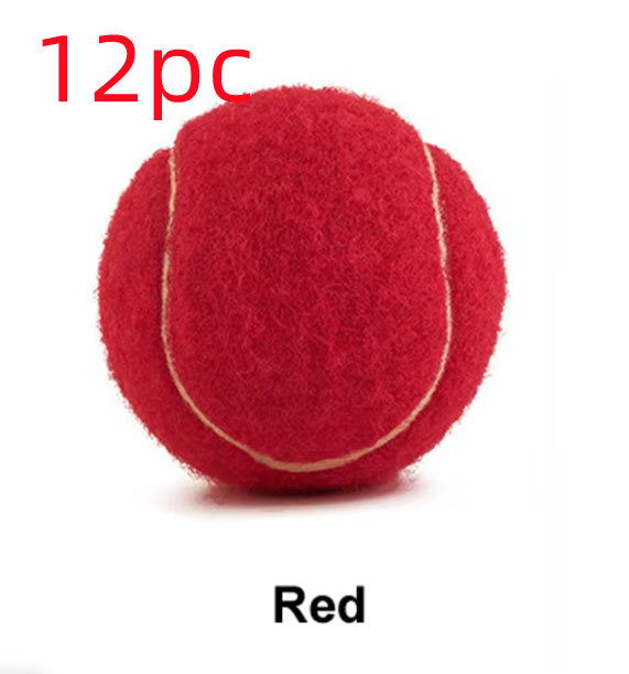 JMT-537034 Durable Rubber Tennis Balls for Dogs - Bite-Resistant Pet Toy in Multiple Colors