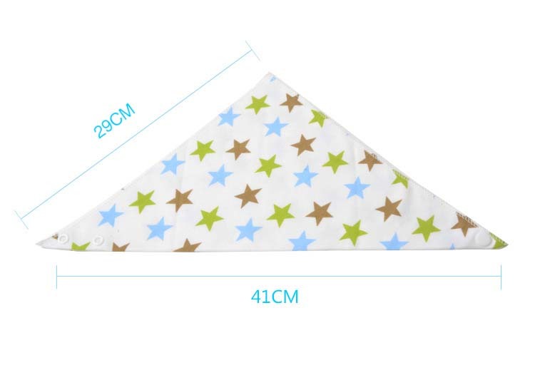 JMT-537354 Adjustable Anti-Slobber Towel for Babies, Soft Cloth, 41x29cm