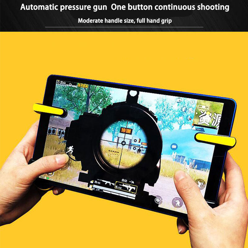 JMT-537354 Gamepad Tablet Accessory with Chicken Handle for Smartphones - Force Feedback Compatible with Elite Games