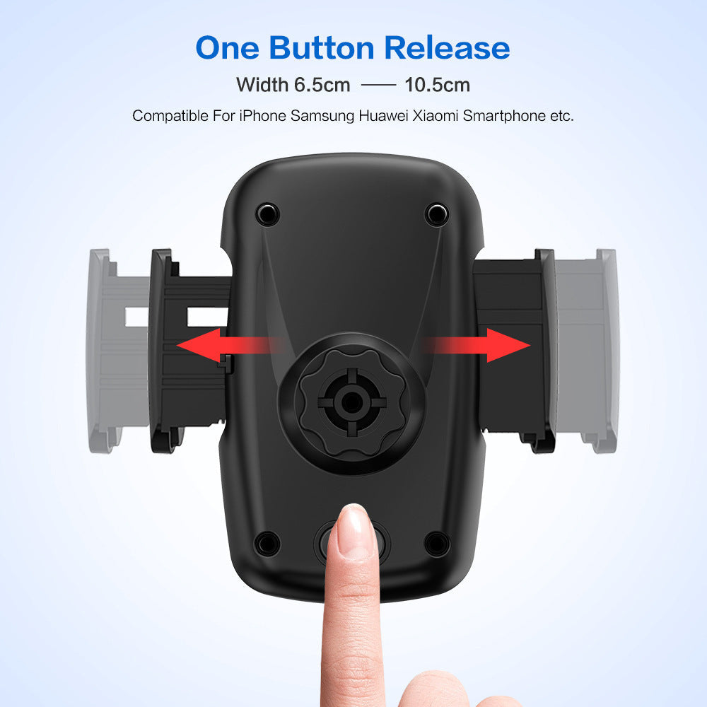 JMT-537738 Car Center Console Phone Holder for 3.8-6.5 Inch Mobile Devices, Windshield & Instrument Panel Two-In-One Design
