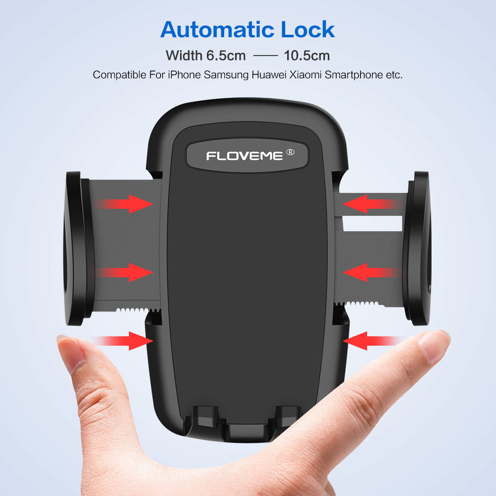 JMT-537738 Car Center Console Phone Holder for 3.8-6.5 Inch Mobile Devices, Windshield & Instrument Panel Two-In-One Design