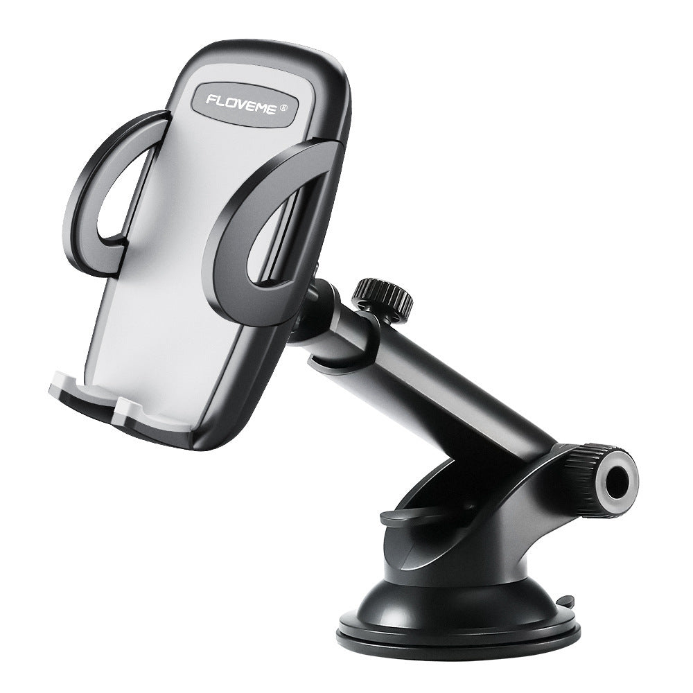 JMT-537738 Car Center Console Phone Holder for 3.8-6.5 Inch Mobile Devices, Windshield & Instrument Panel Two-In-One Design