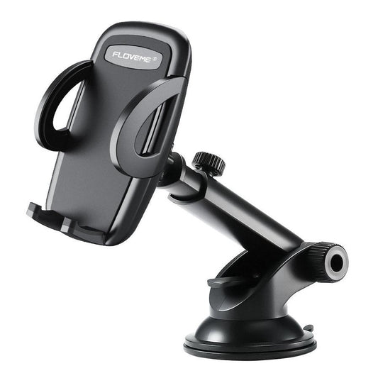 JMT-537738 Car Center Console Phone Holder for 3.8-6.5 Inch Mobile Devices, Windshield & Instrument Panel Two-In-One Design