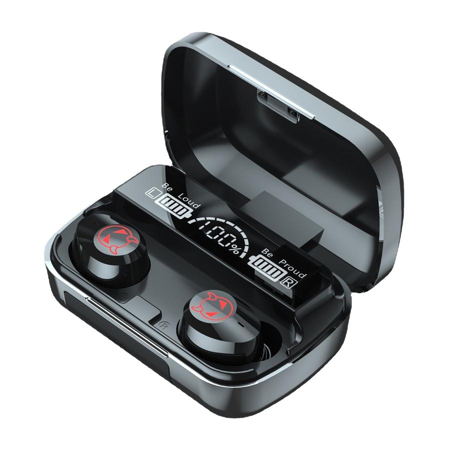 JMT-538058 Wireless Bluetooth Sports Headset with Touch Controls and HD Display, Multi-Point Connection, 48-Hour Battery Life