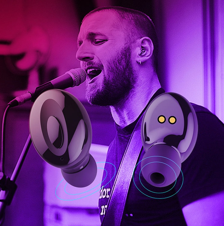 JMT-538378 Wireless Bluetooth Earphones with 5.0 Technology, 10m Range, 120-Hour Standby, Voice Control, NFC, and Long Battery Life