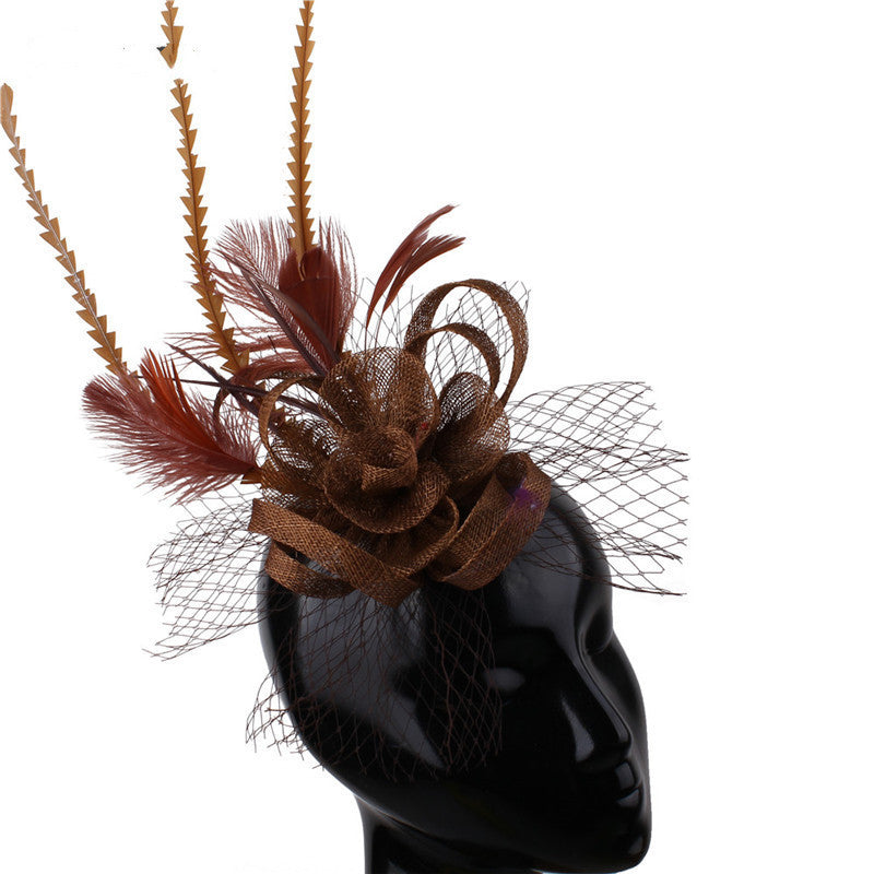 JMT-538570 Elegant Handmade Flower Hair Comb for Wedding Banquets and Special Events