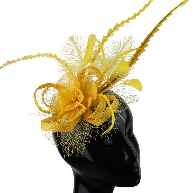 JMT-538570 Elegant Handmade Flower Hair Comb for Wedding Banquets and Special Events