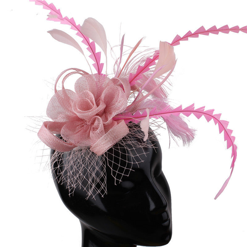 JMT-538570 Elegant Handmade Flower Hair Comb for Wedding Banquets and Special Events
