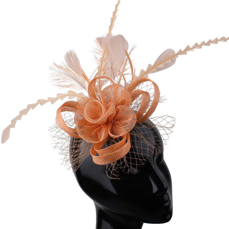 JMT-538570 Elegant Handmade Flower Hair Comb for Wedding Banquets and Special Events