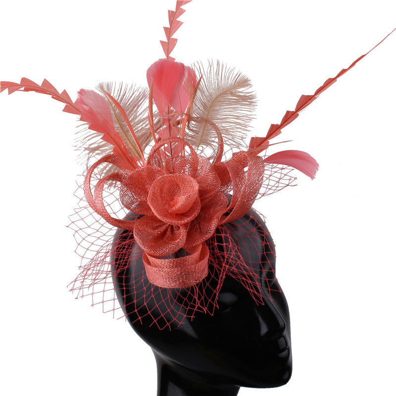 JMT-538570 Elegant Handmade Flower Hair Comb for Wedding Banquets and Special Events