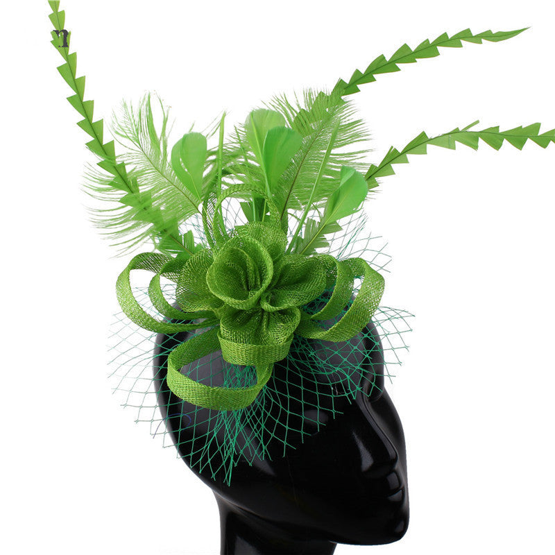 JMT-538570 Elegant Handmade Flower Hair Comb for Wedding Banquets and Special Events