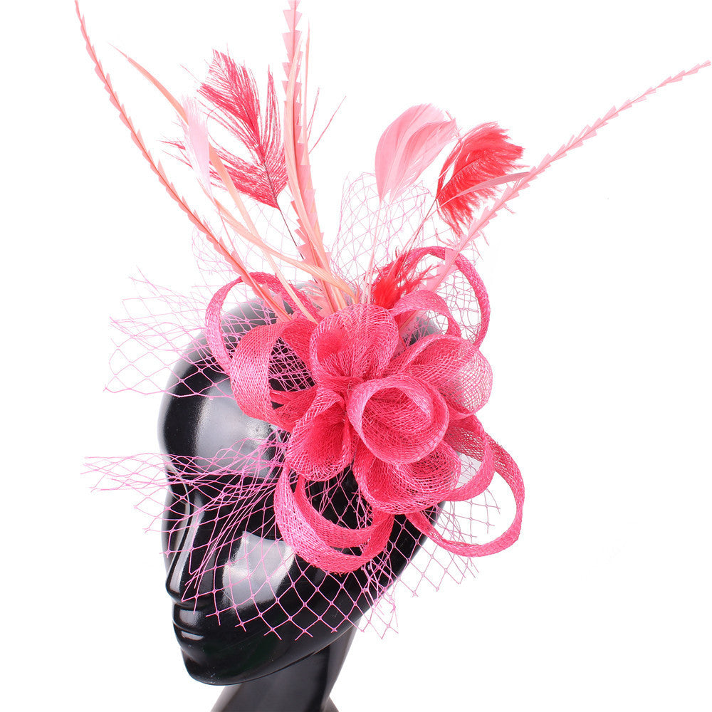 JMT-538570 Elegant Handmade Flower Hair Comb for Wedding Banquets and Special Events