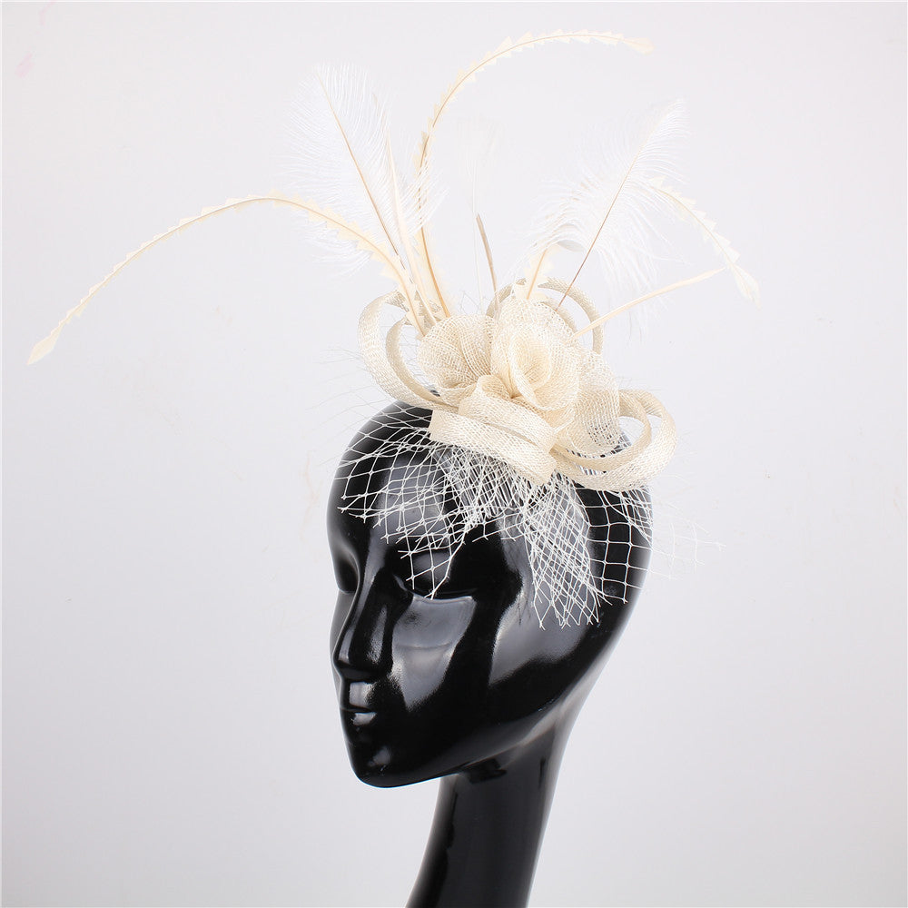 JMT-538570 Elegant Handmade Flower Hair Comb for Wedding Banquets and Special Events