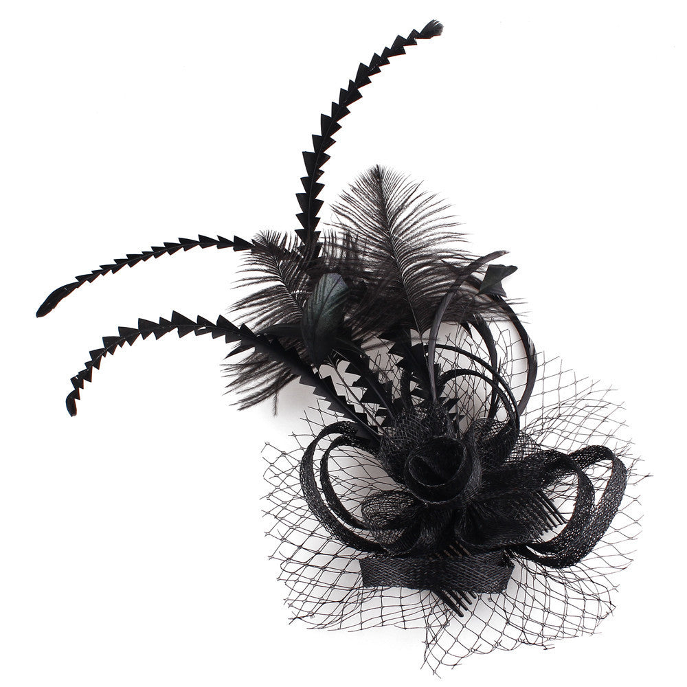 JMT-538570 Elegant Handmade Flower Hair Comb for Wedding Banquets and Special Events