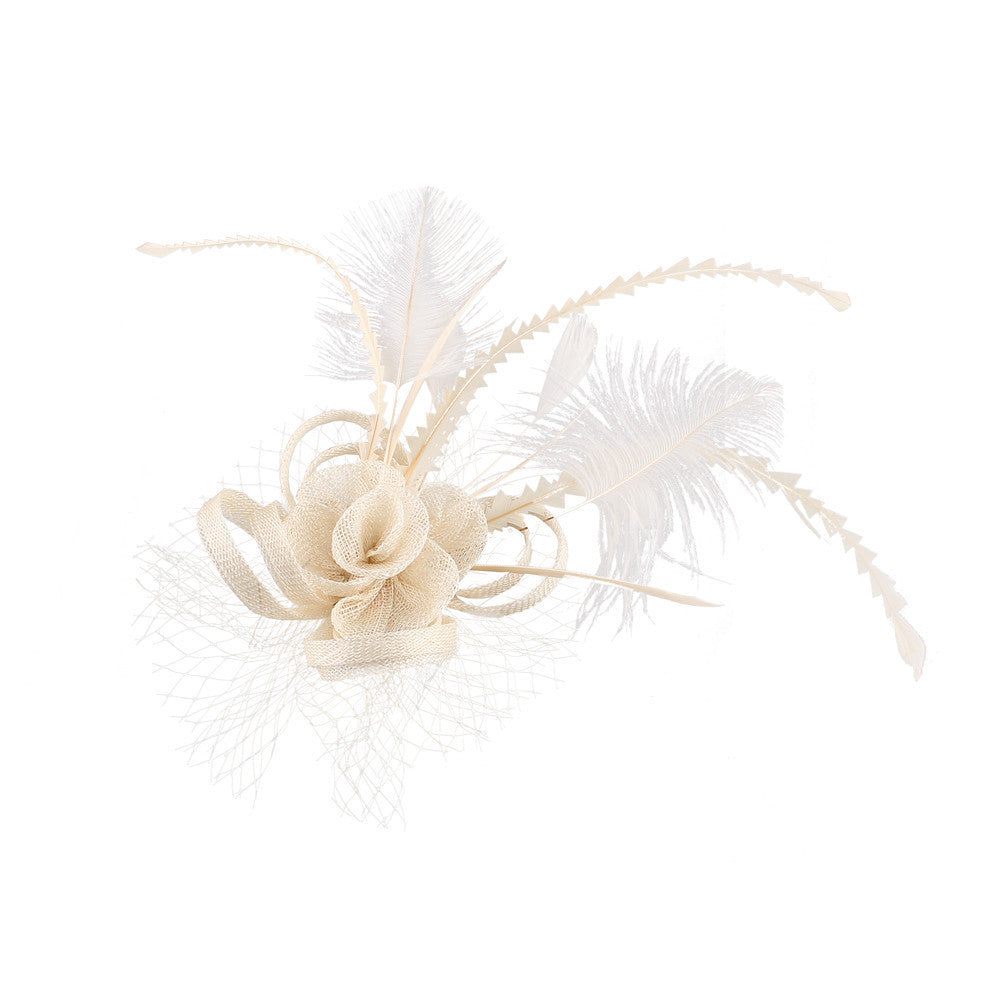 JMT-538570 Elegant Handmade Flower Hair Comb for Wedding Banquets and Special Events