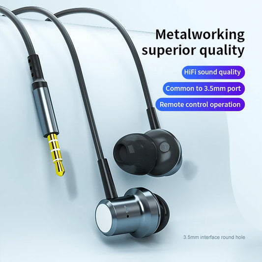 JMT-538698 Customized Wired Earphones with 3.5mm Connector - Gaming In-Ear Headphones and Handsfree Earbuds