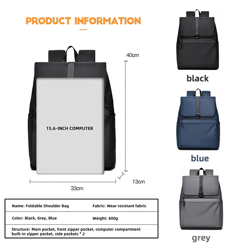 JMT-539210 17 Inch Nylon Large Capacity Unisex Computer Backpack for Leisure and College Use