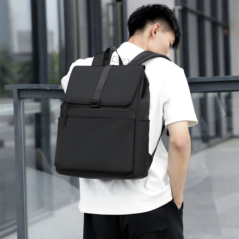 JMT-539210 17 Inch Nylon Large Capacity Unisex Computer Backpack for Leisure and College Use