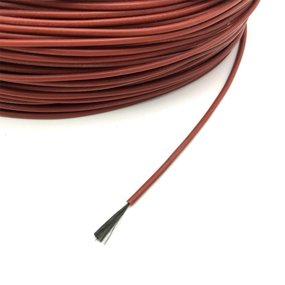 JMT-539210 High Temperature Resistant Carbon Fiber Heating Cable - Model CF-12-R-100R (100 Meters) for Floor Heating