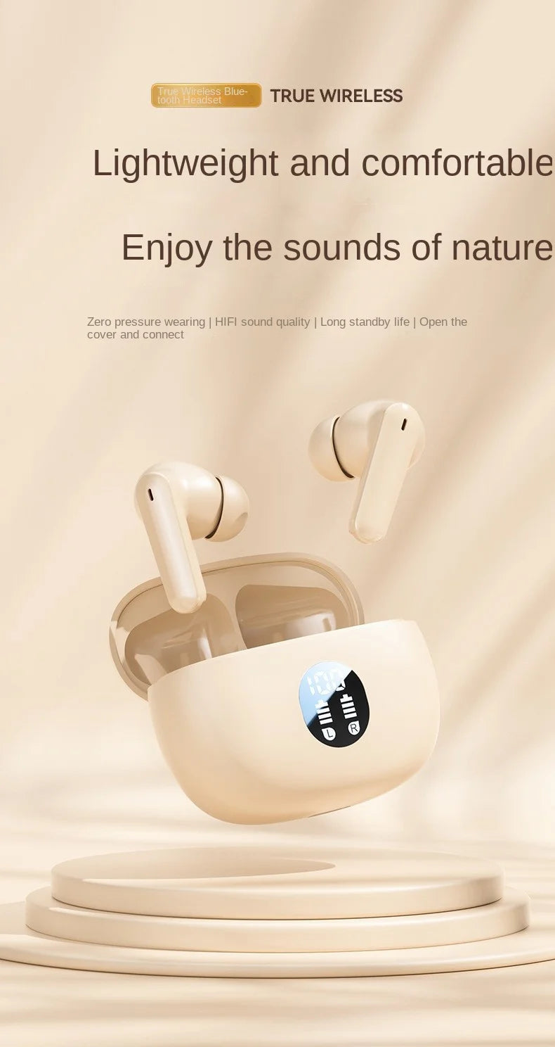 JMT-539210 Wireless Bluetooth In-Ear Headset with Digital Display and LED Sound Quality