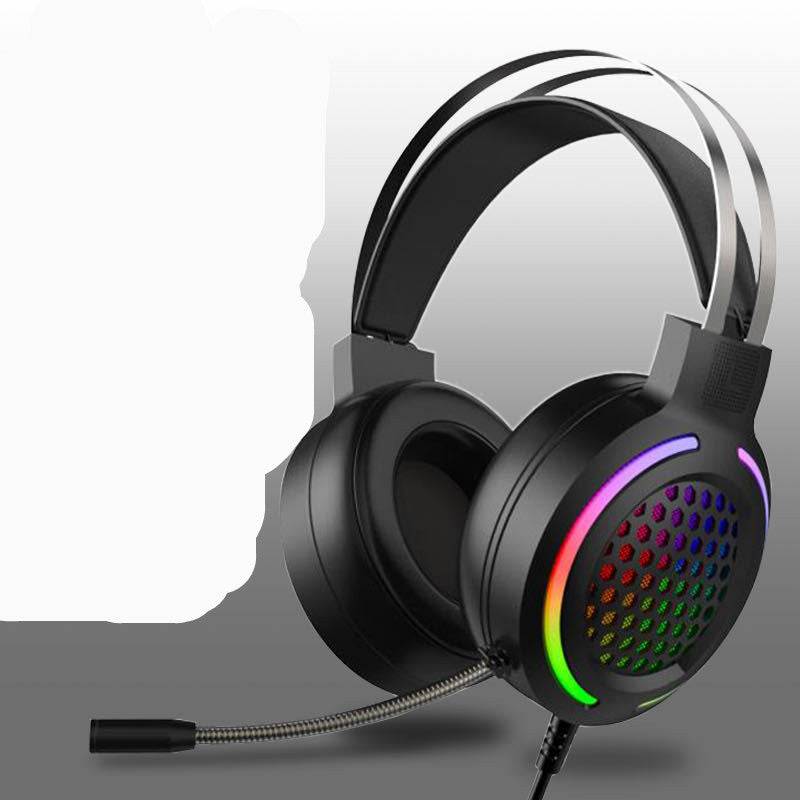 JMT-539530 RGB Gaming Headset with 50mm Driver and All-Directional Microphone, Comfortable Protein Memory Cushion, USB Interface