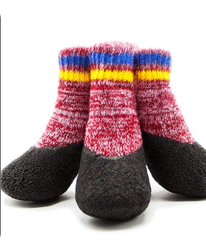 JMT-539658 Waterproof Large Golden Retriever Outing Socks for Autumn and Winter