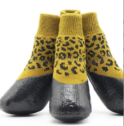 JMT-539658 Waterproof Large Golden Retriever Outing Socks for Autumn and Winter