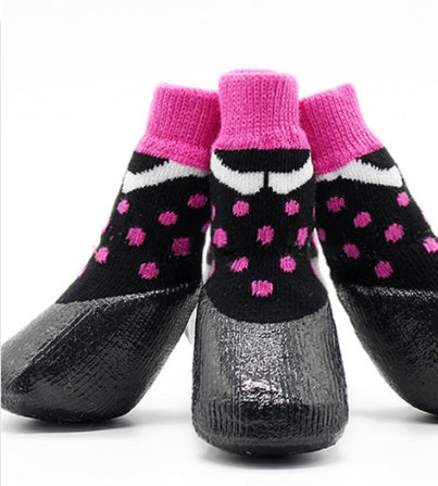 JMT-539658 Waterproof Large Golden Retriever Outing Socks for Autumn and Winter