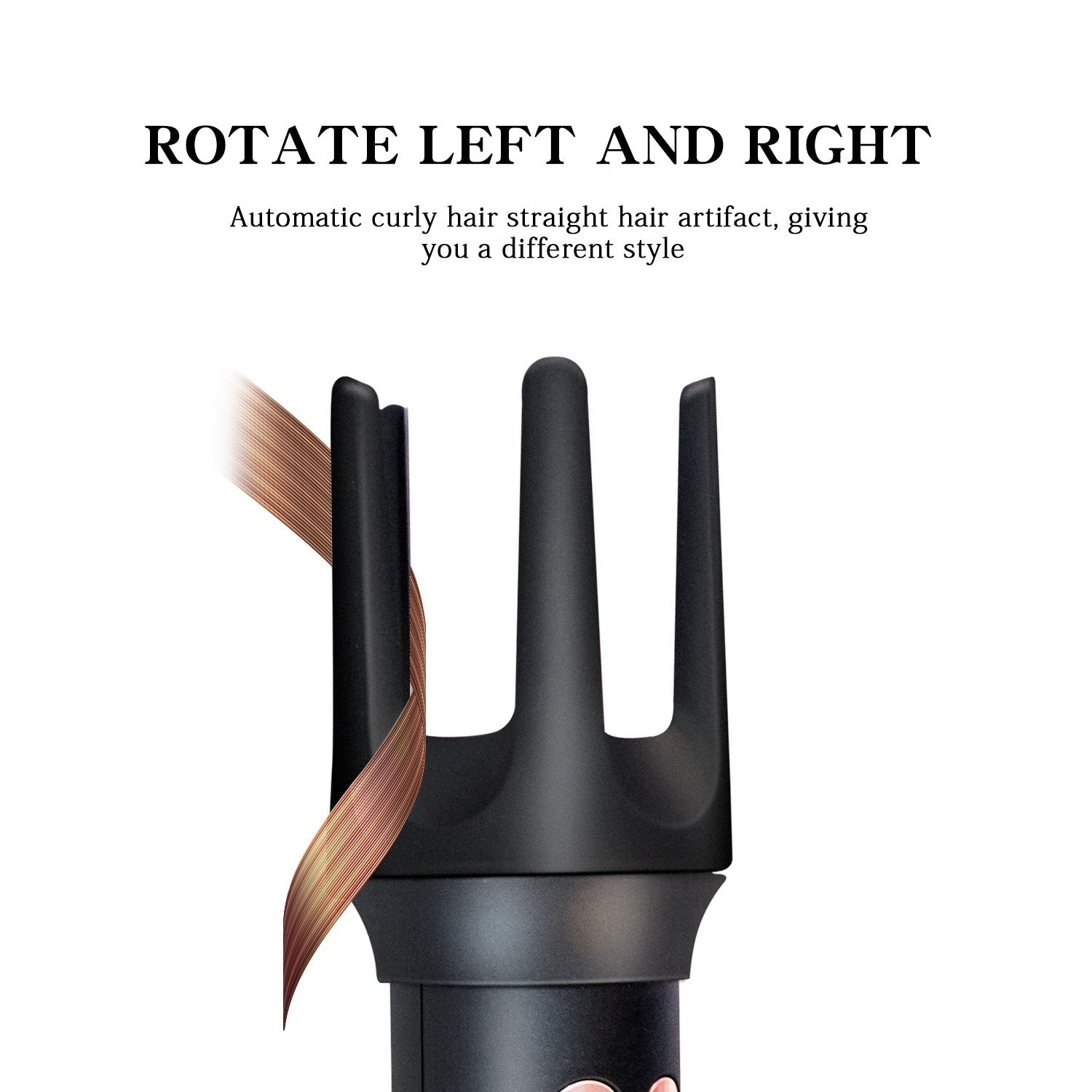 JMT-540170 Automatic Anti-Scald Wet and Dry Dual-Use Curling Iron with Tourmaline Ceramic Heat Conductor, 10 Temperature Settings