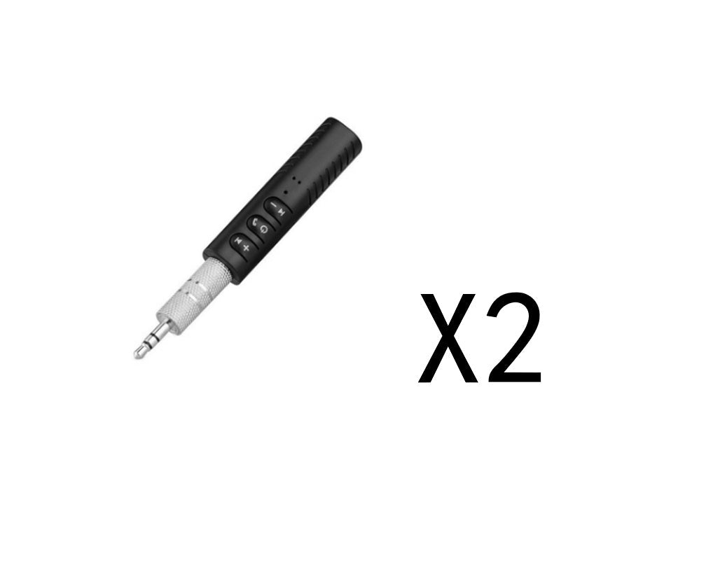 JMT-540362 Bluetooth Audio Receiver - 2-Piece Set, V4.1, 180mAh Battery, 10h Talk Time, 10m Range, iOS & Android Compatible