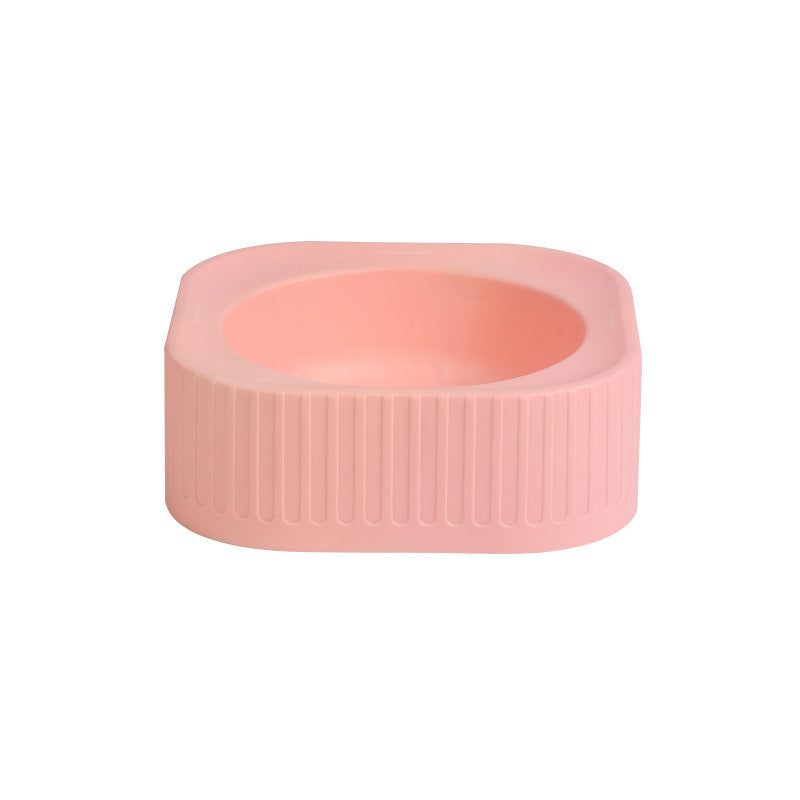 JMT-540362 Creative Magnetic Pet Bowl Feeder Set - Versatile Drinking Fountain, Feeder, or Water Dispenser in Pink, Blue, Gray, and White