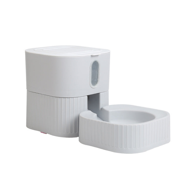 JMT-540362 Creative Magnetic Pet Bowl Feeder Set - Versatile Drinking Fountain, Feeder, or Water Dispenser in Pink, Blue, Gray, and White