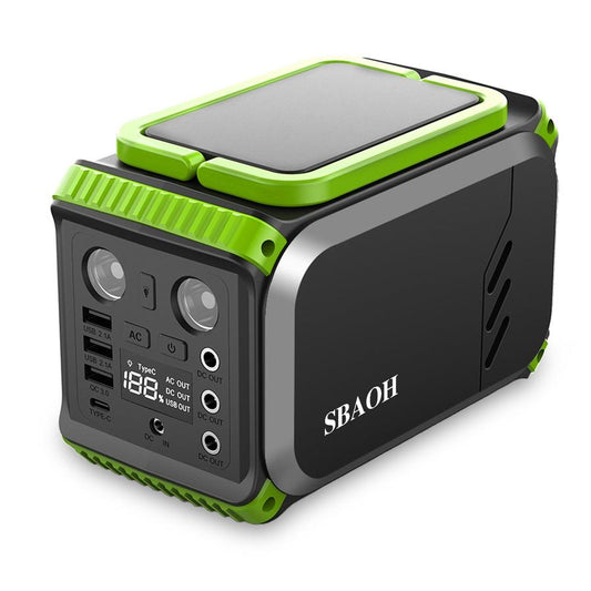 JMT-540682 Portable 110V Power Station, 148Wh Solar Generator, 40000mAh Battery Backup for Camping and Emergency Use