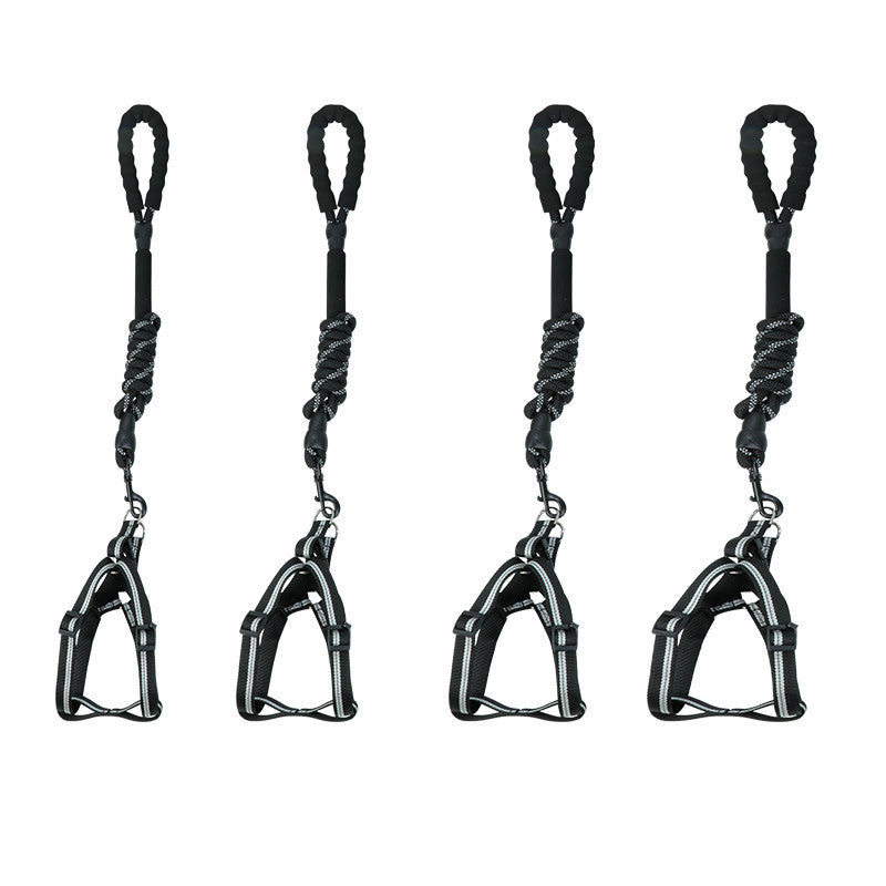 JMT-540682 Reflective Nylon Extended Dog Leash - Available in Multiple Sizes (1.5m to 5m)