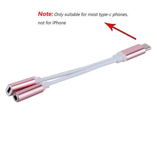 JMT-541002 Dual Lightning Adapter for iPhone - Charge and Listen Simultaneously, Compatible with iPhone 5, 6, 7, 8, X, Aluminum Alloy Design