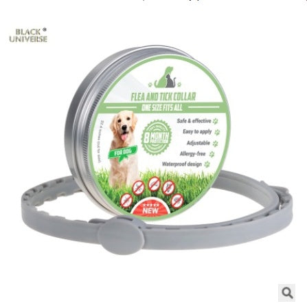 JMT-541002 Essential Oil Dog Mosquito Repellent Collar - Waterproof, Safe & Comfortable Insect Control