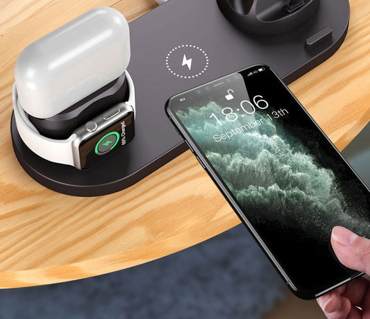 JMT-541194 Vertical Wireless Charging Stand with LED Indicator – 2000mA Charging Current