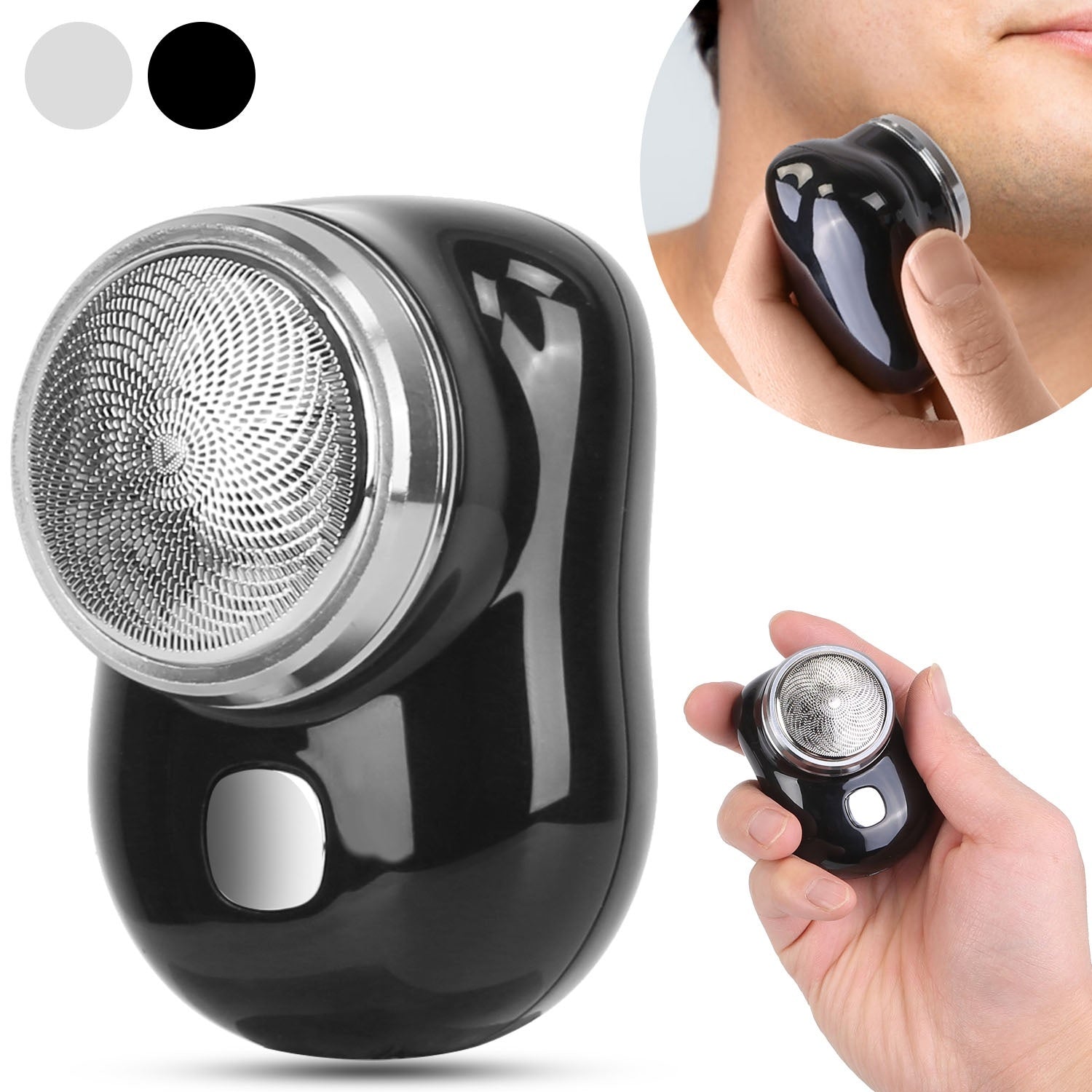 JMT-541578 Portable Electric Razor for Men - Mini USB Rechargeable Shaver for Dry Use, Ideal for Travel and Home