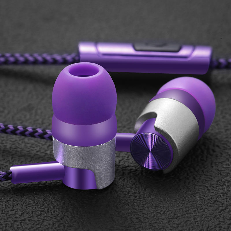 JMT-541834 Universal In-Ear Wired Headphones with Microphone – 3.5mm Plug, Multiple Color Options