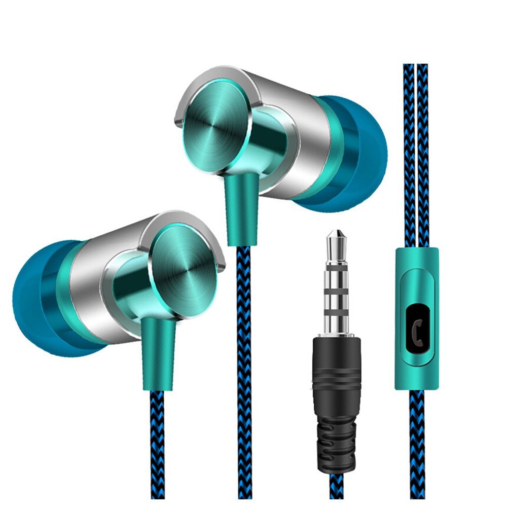 JMT-541834 Universal In-Ear Wired Headphones with Microphone – 3.5mm Plug, Multiple Color Options