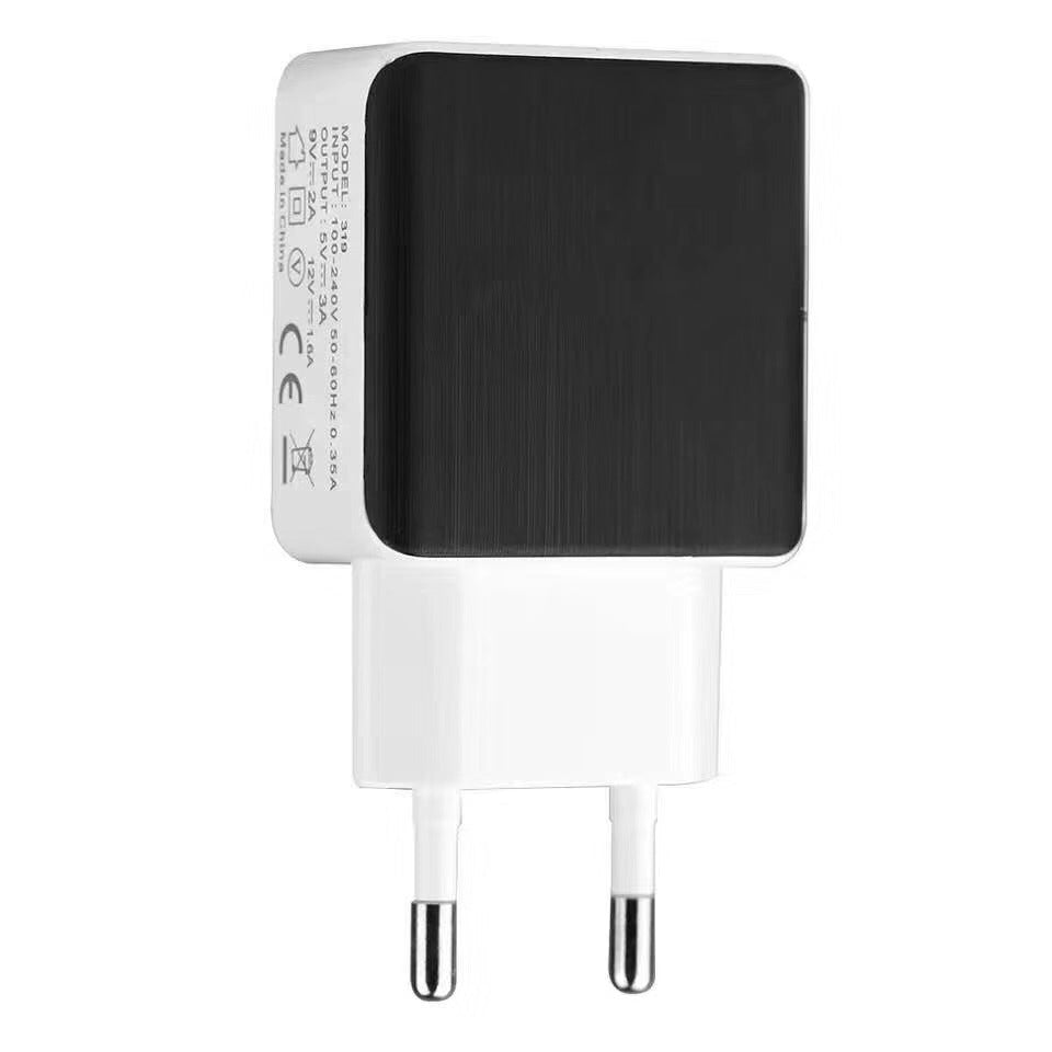 JMT-542026 Multi-Function USB Mobile Phone Charger Head - Fast Charging, 5V 3A, Single Port, Available in White and Black Options