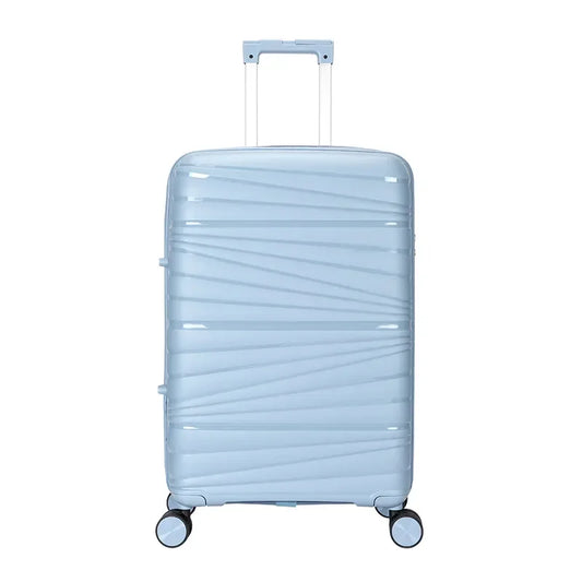 JMT-542218 4-Piece Luggage Set with Spinner Wheels, Durable PP Storage Trolley Cases in 14, 20, 24, and 28 Inch Sizes
