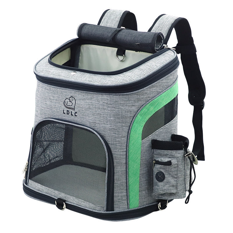 JMT-542730 Portable Oxford Cloth Pet Backpack for Cats and Dogs - Ideal for Travel and Outdoor Use