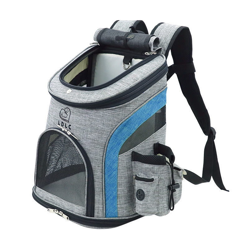 JMT-542730 Portable Oxford Cloth Pet Backpack for Cats and Dogs - Ideal for Travel and Outdoor Use