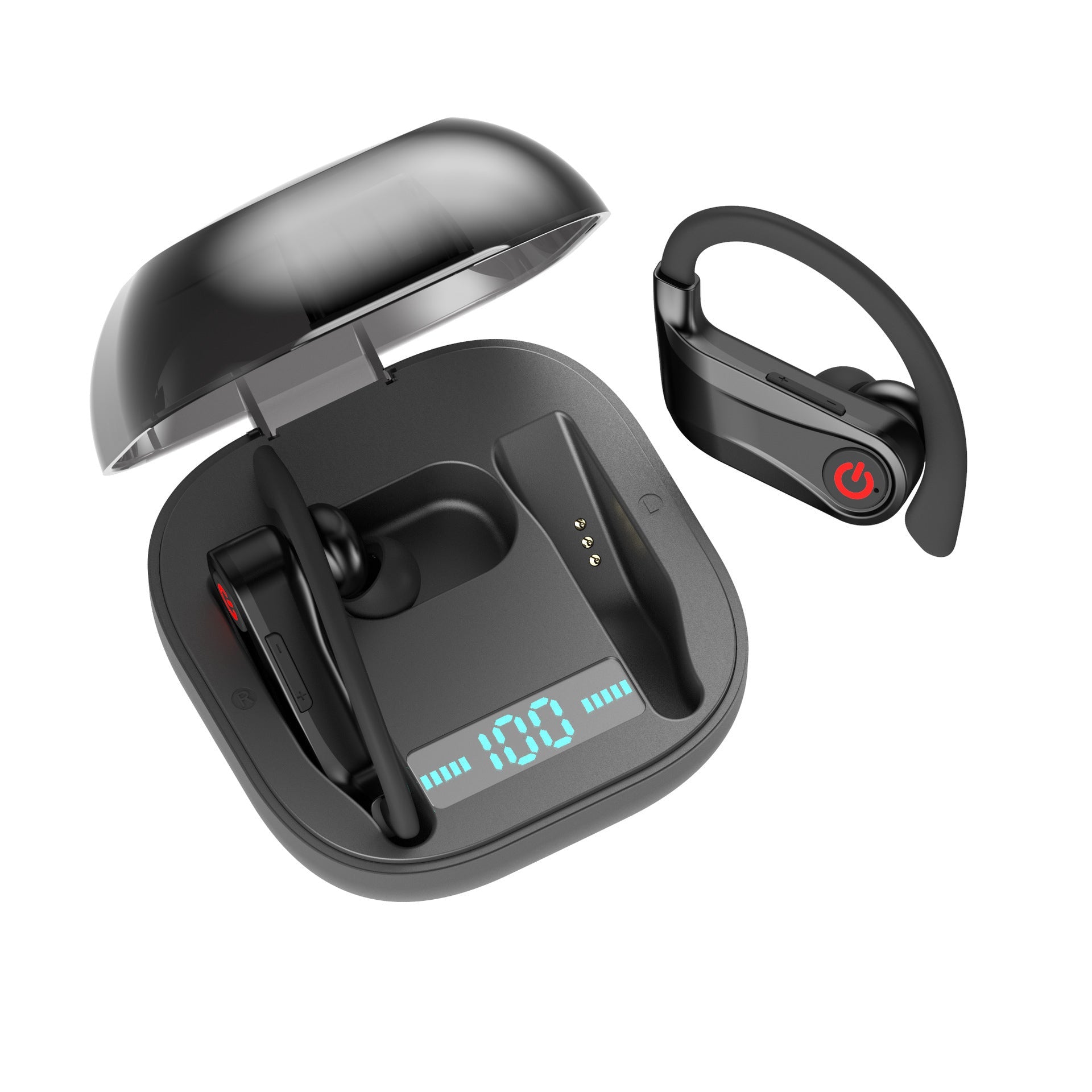 JMT-542986 TWS Bluetooth Headset with 10 Hours Playtime and Charging Case, HBQ-Q62 Model
