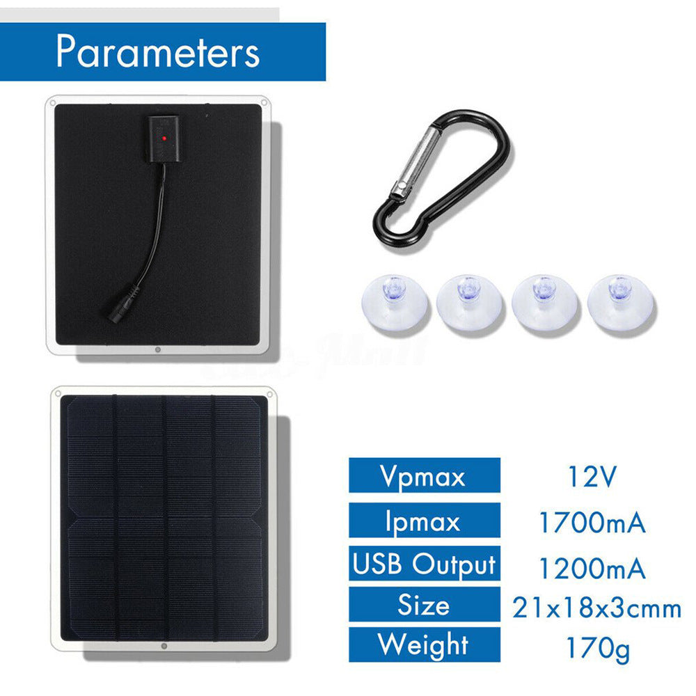 JMT-543178 Solar Exhaust Fan with 12V Output and Efficient Mobile Phone Charging Capability
