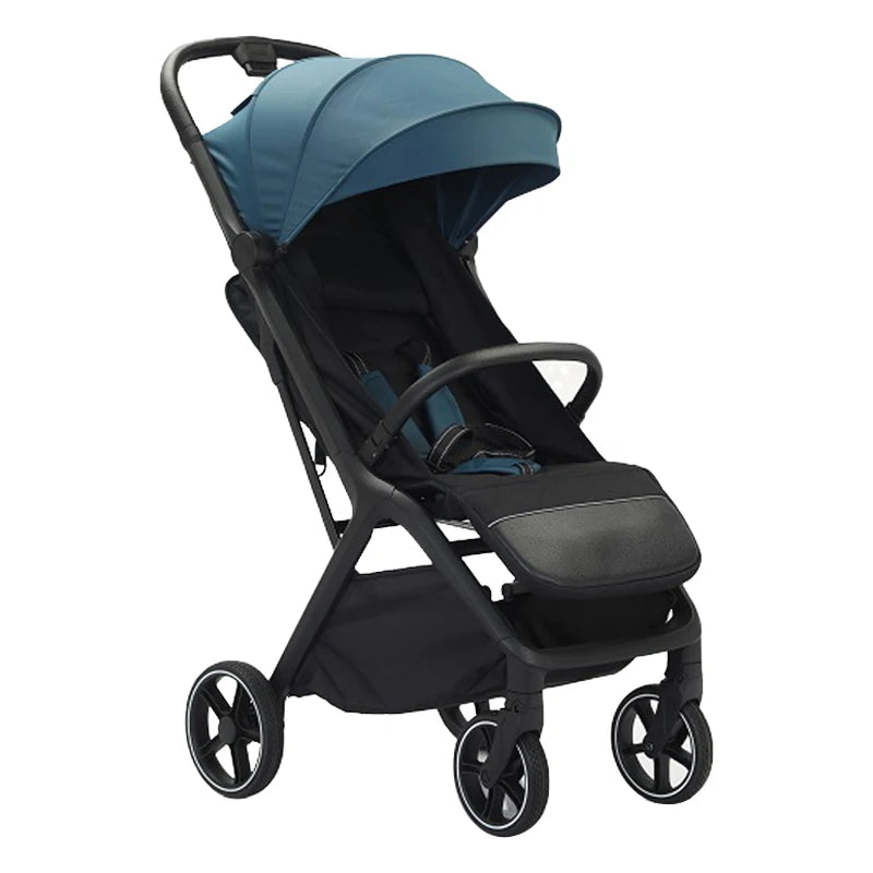 JMT-543498 Ergonomic Double Stroller with Sunshade and Travel Bag in Dark and Light Grey